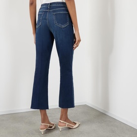 Kendra High-Rise Flared Cropped Jeans