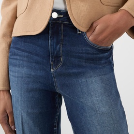 Kendra High-Rise Flared Cropped Jeans