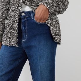 Ruth High-Rise Straight Leg Jeans