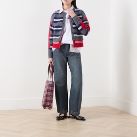 Neve Embroidered Barrel Leg Jeans