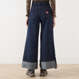 Wylie Pleated Wide Leg Jeans
