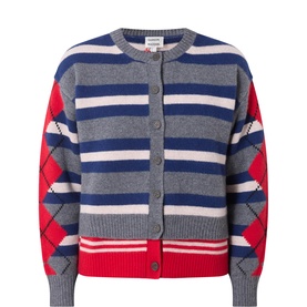 Didi Argyle Double Cardigan