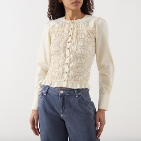 Elliana Smocked Blouse