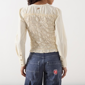 Elliana Smocked Blouse
