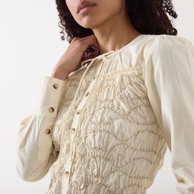Elliana Smocked Blouse