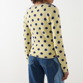 Tabitha Reversible Polka Dot Cardigan