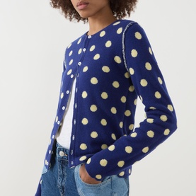 Tabitha Reversible Polka Dot Cardigan