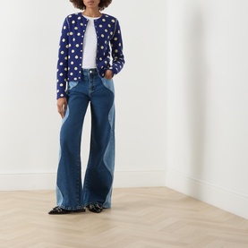 Tabitha Reversible Polka Dot Cardigan