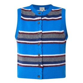 Sofie Striped Knitted Sweater Vest