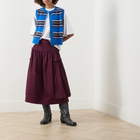 Sofie Striped Knitted Sweater Vest