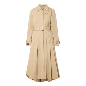 Sofia Pleated Trench Coat