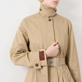 Sofia Pleated Trench Coat