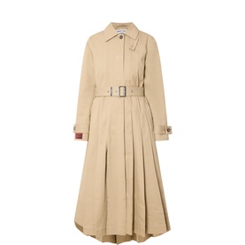 Sofia Pleated Trench Coat