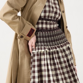 Ava Gingham Ruffle Skirt