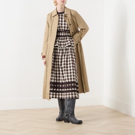 Ava Gingham Ruffle Skirt