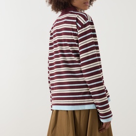 Noah Cinch Layered Rugby Sweatshirt