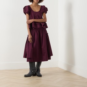 Berta High-Rise Flared Skirt