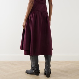 Berta High-Rise Flared Skirt