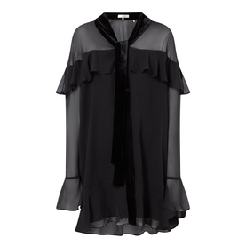 The Velvet Silk Mini Dress