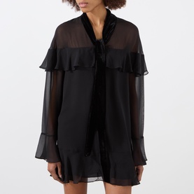 The Velvet Silk Mini Dress