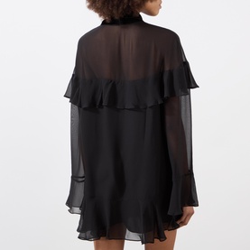 The Velvet Silk Mini Dress
