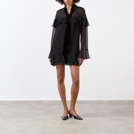 The Velvet Silk Mini Dress