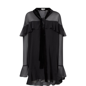 The Velvet Silk Mini Dress