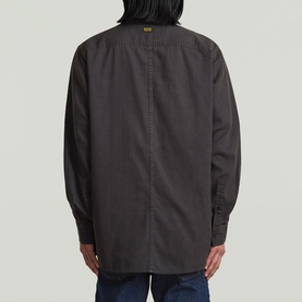 Panelled Pocket Logo Regular Fit Shirt