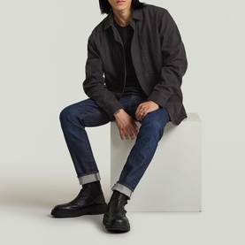 Panelled Pocket Logo Regular Fit Shirt