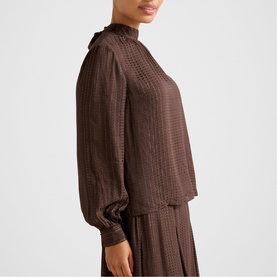 Preslee Neck Tie Blouse
