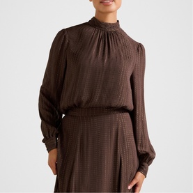 Preslee Neck Tie Blouse