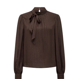 Preslee Neck Tie Blouse