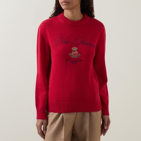 Graphic Cashmere Knitted Sweater