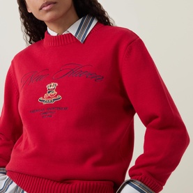Graphic Cashmere Knitted Sweater