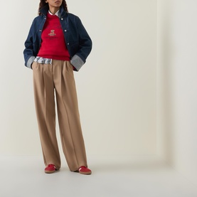 Graphic Cashmere Knitted Sweater
