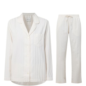 Tonal Striped Pyjama Set