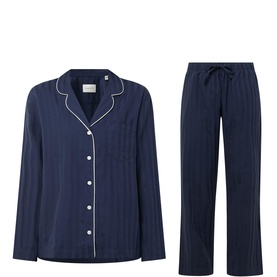Tonal Striped Pyjama Set