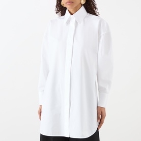 Asymmetric Backless Shirt