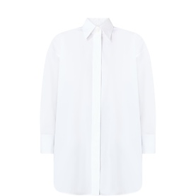 Asymmetric Backless Shirt