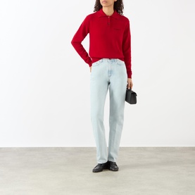 Logo Knit Polo Shirt