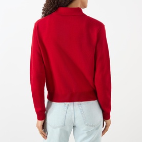 Logo Knit Polo Shirt