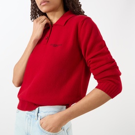 Logo Knit Polo Shirt