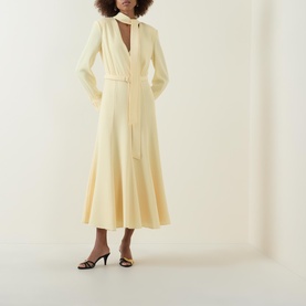Belted Scarf Dress