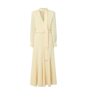 Belted Scarf Dress