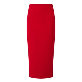 Crepe Pencil Skirt