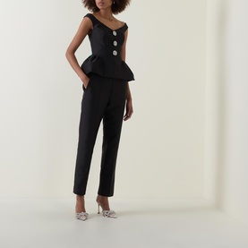 Crystal Peplum Top
