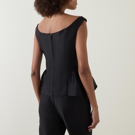Crystal Peplum Top
