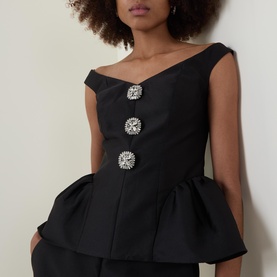 Crystal Peplum Top