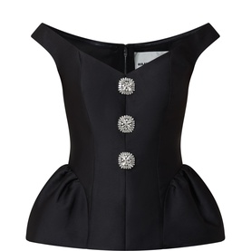 Crystal Peplum Top