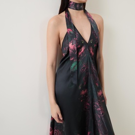 R&oacute;is&iacute;n Dubh Dearg Silk Slip Dress
